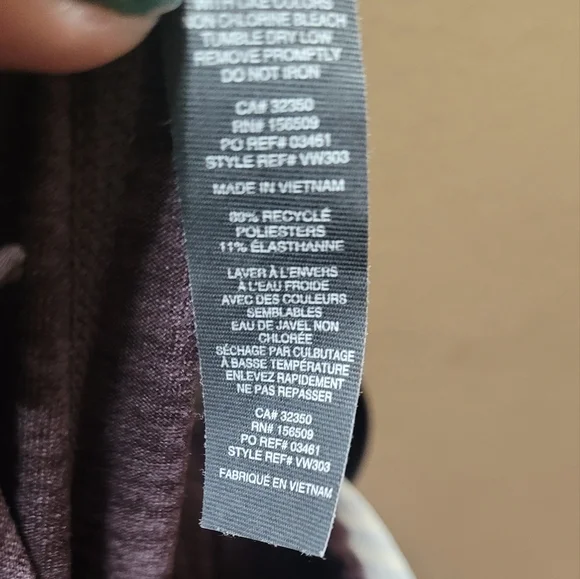 EUC Vuori Performance Joggers Size Medium Heathered Purple - Picture 11 of 11